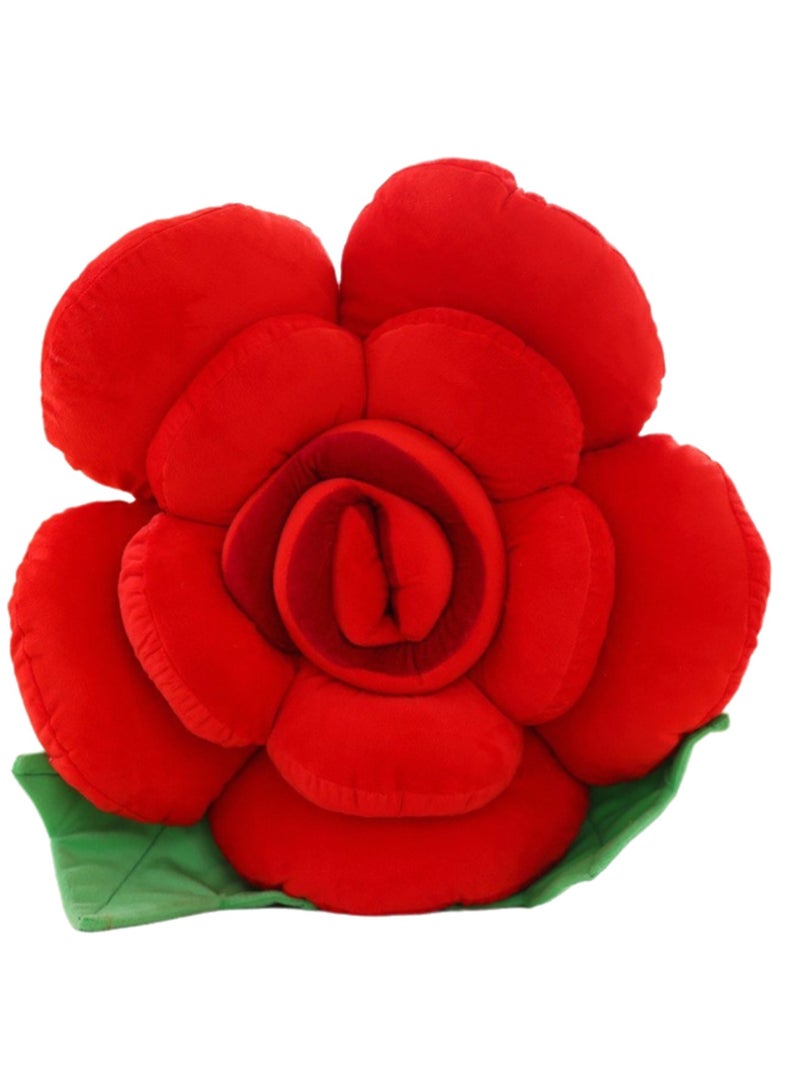 30 CM Cute Simulation Flower Plush Toy Versatile Soft Stuffed Doll For Girls And Boys All Ages Gift (Red) - Image 1
